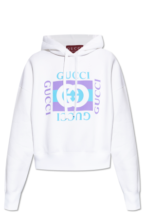 Gucci Hoodie with printed logo | Women's | Vitkac